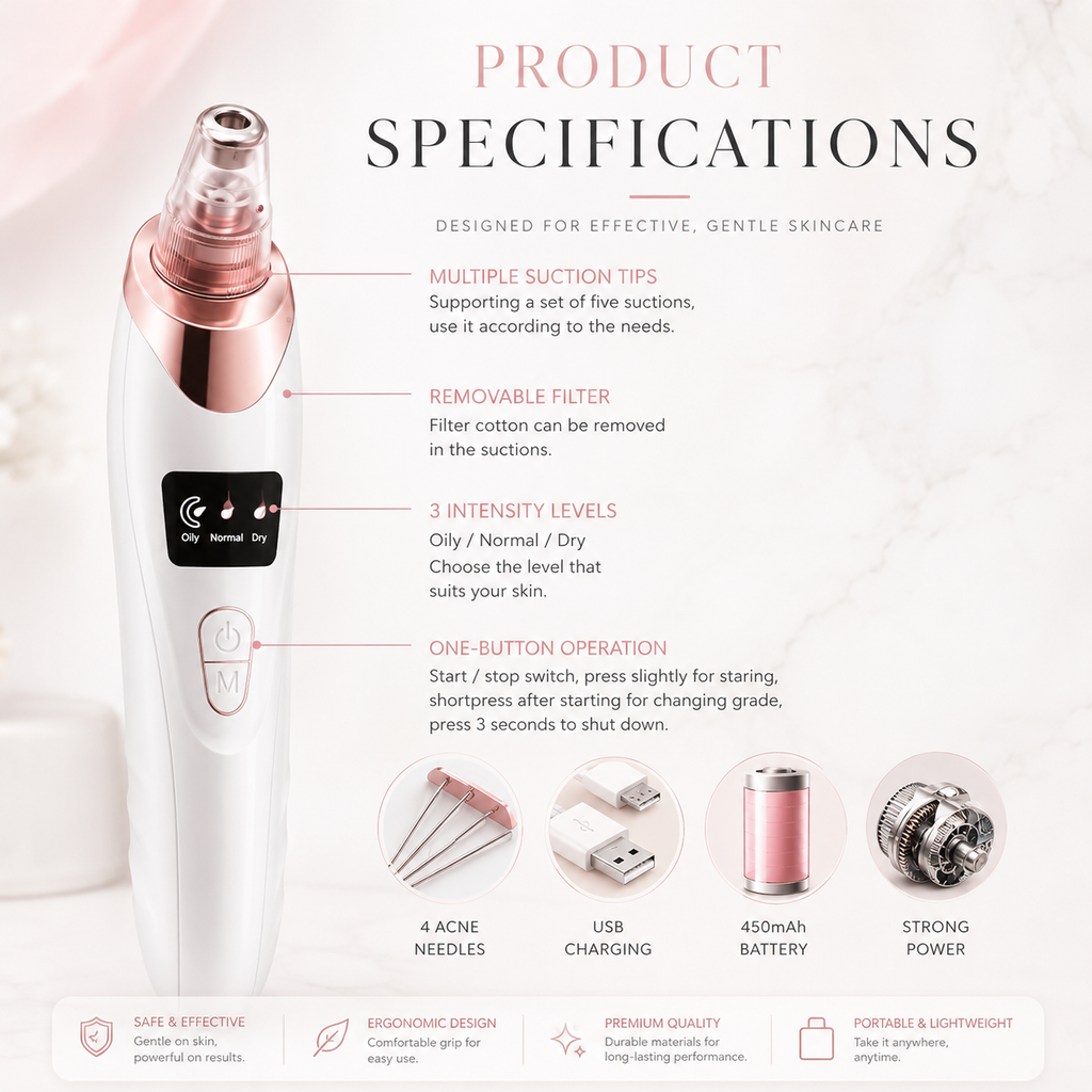 5-in-1 Rechargeable Facial Cleansing Device
