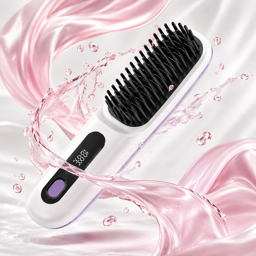 Rapid Heat Hair Straightener Brush