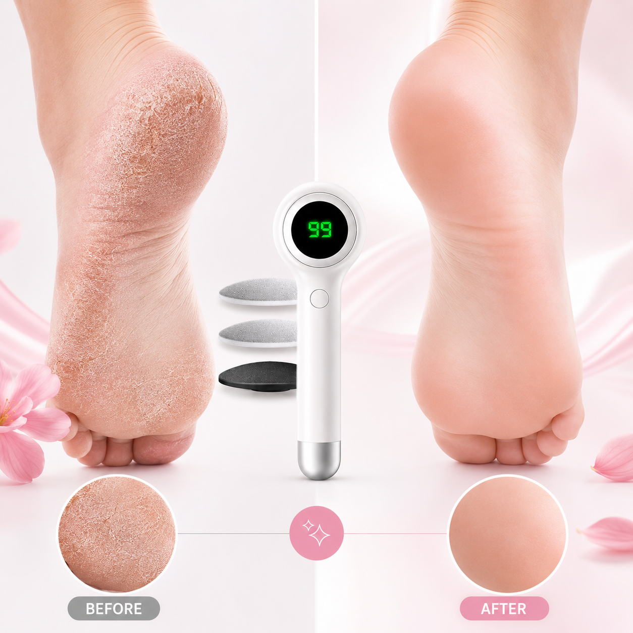 Rechargeable Electric Foot Callus Remover